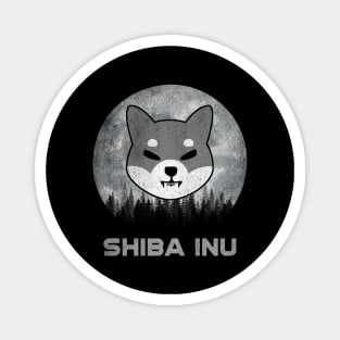 Vintage Shiba Inu Coin To The Moon Shib Army Crypto Token Cryptocurrency Blockchain Wallet Birthday Gift For Men Women Kids Magnet